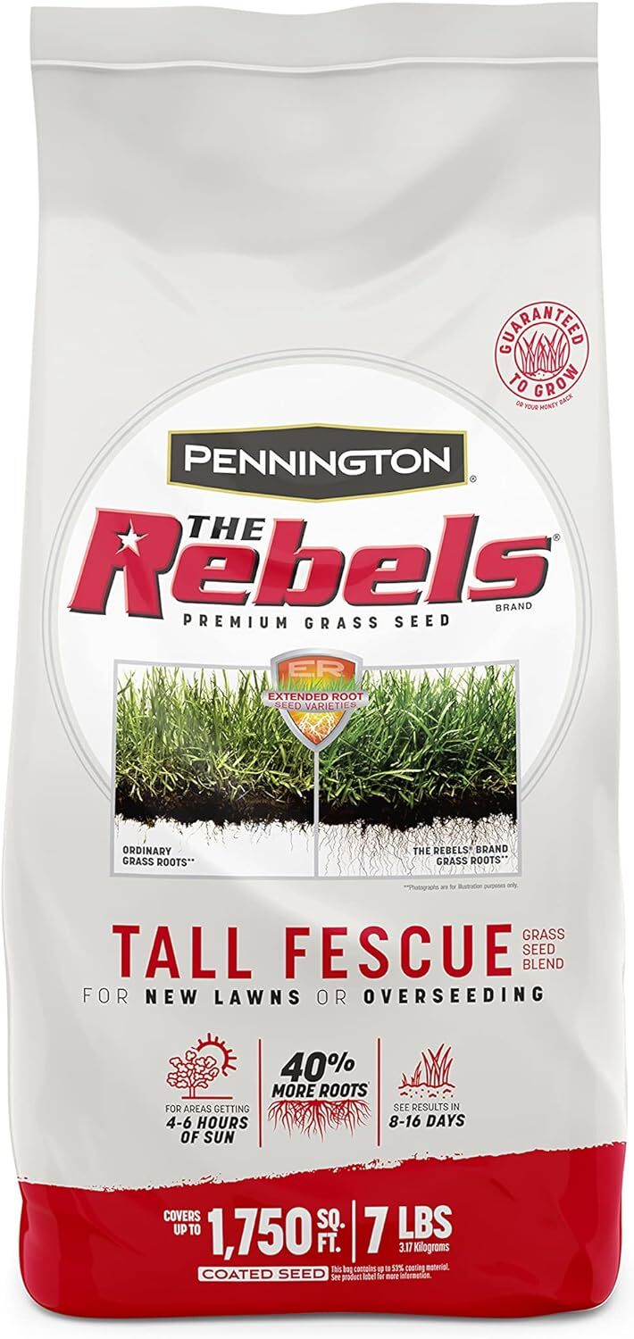 Pennington The Rebels Tall Fescue Grass Seed Blend, 7 Pounds