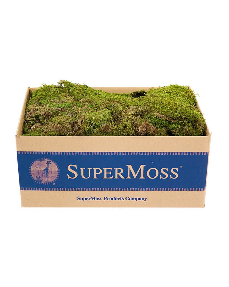 SuperMoss Dried Sheet Moss 1560 Cu In Natural Craft Garden Moss