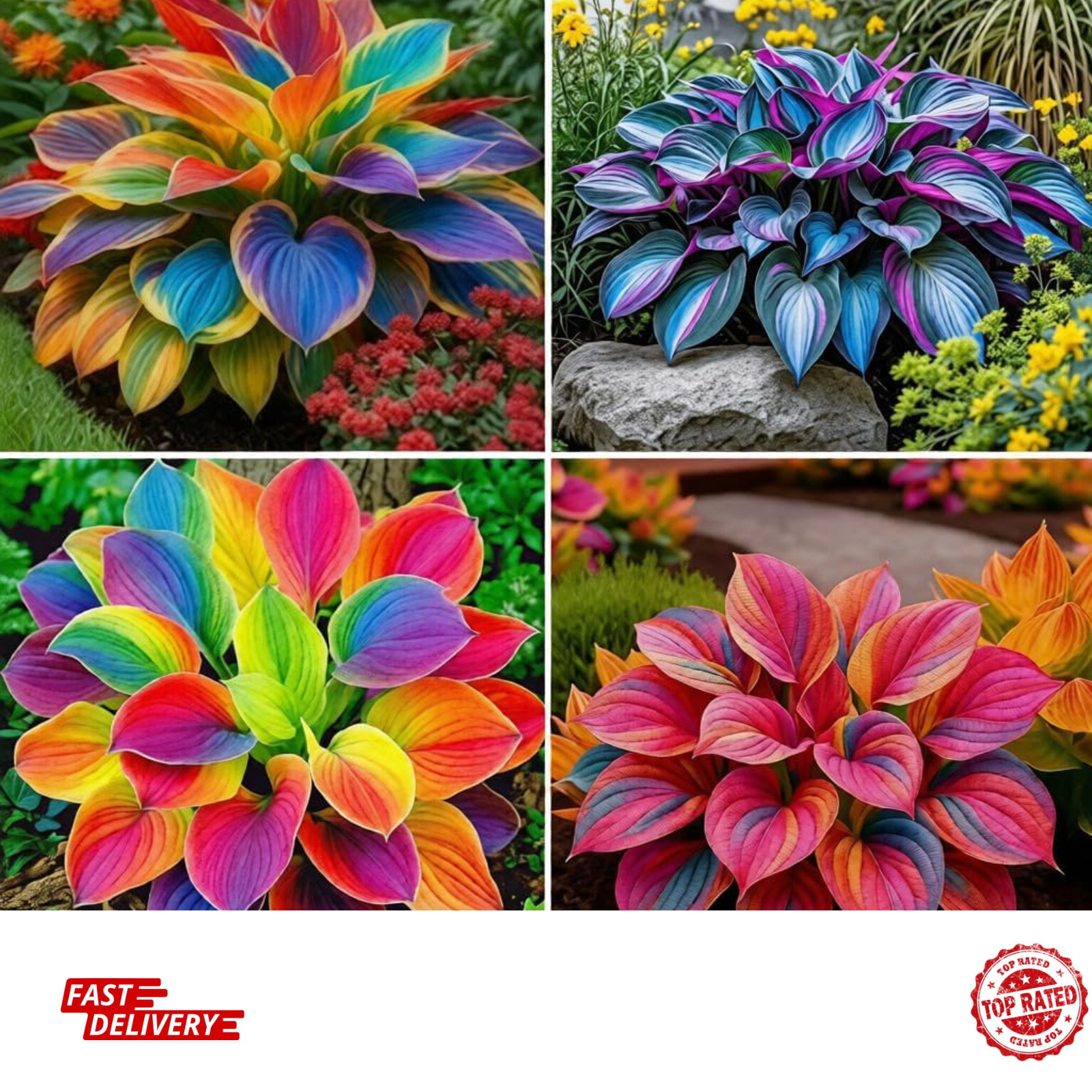 220+ Mixed Color Hosta Seeds for Planting – Hostas Seeds Rare Perennial, Flower