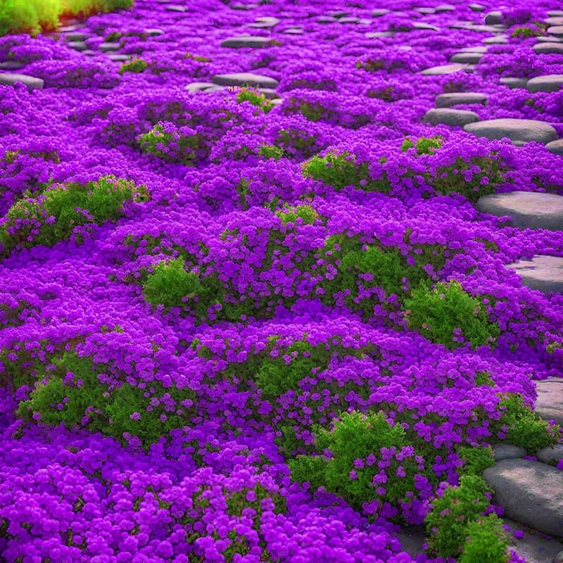 18000+ Magic Creeping Thyme Seeds for Planting Ground Cover Plants Heirloom…