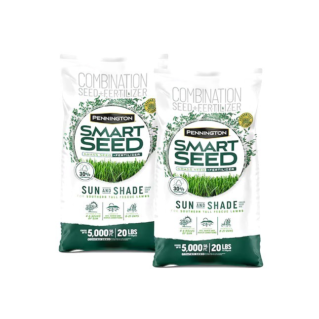 Pennington Smart Seed Sun and Shade South 2 Pack 40 lb Mixture/Blend Grass Seed
