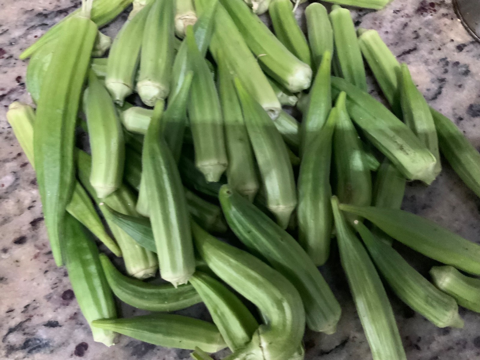 4pounds Organic fresh okra vegetables