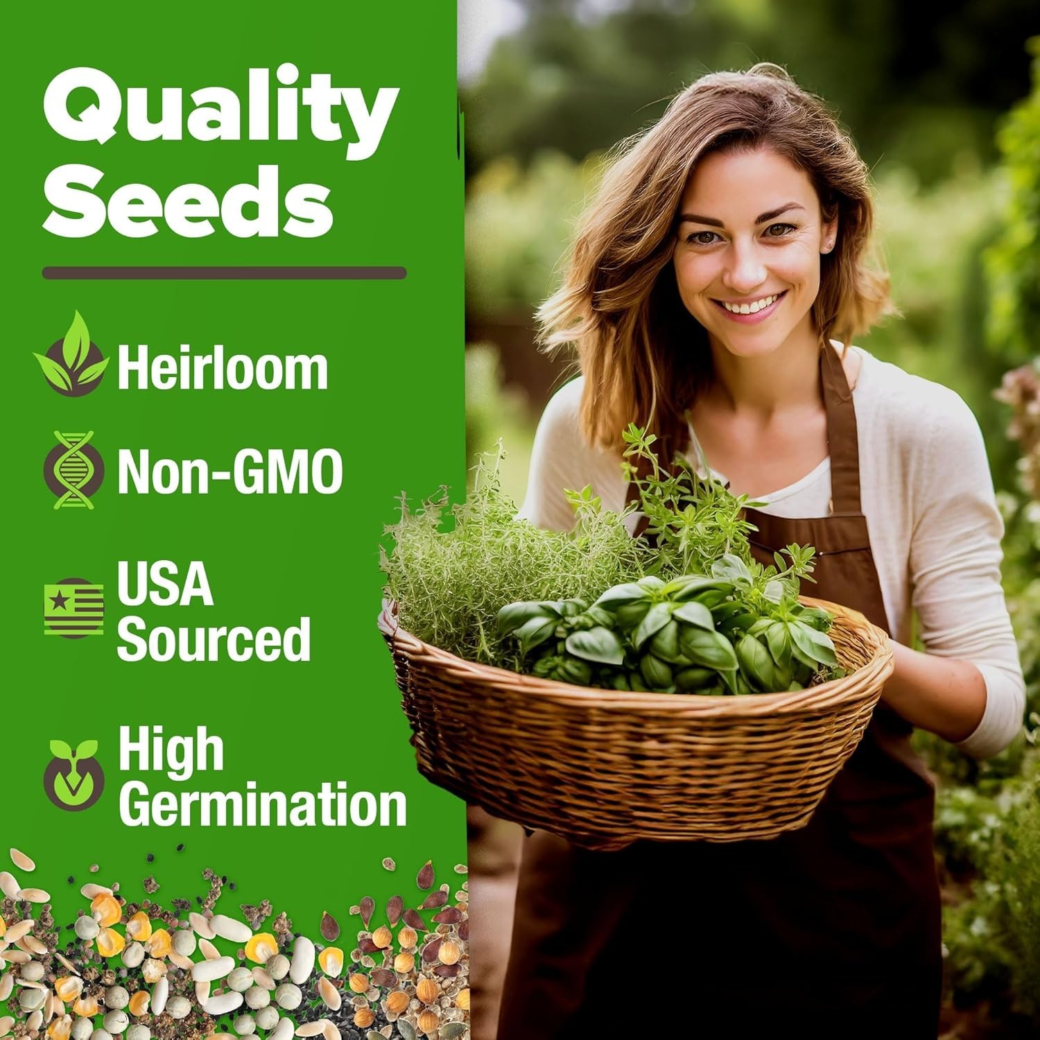 Ultimate Herb Seed Vault: 3000+ Culinary Seeds for Indoor or Outdoor Gardening