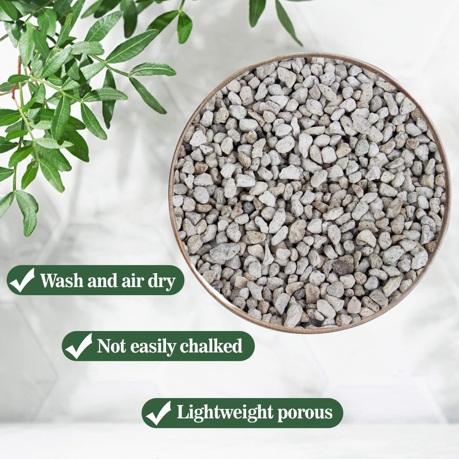 Sukh Horticultural Pumice Stone – for Plants Succulent Gray