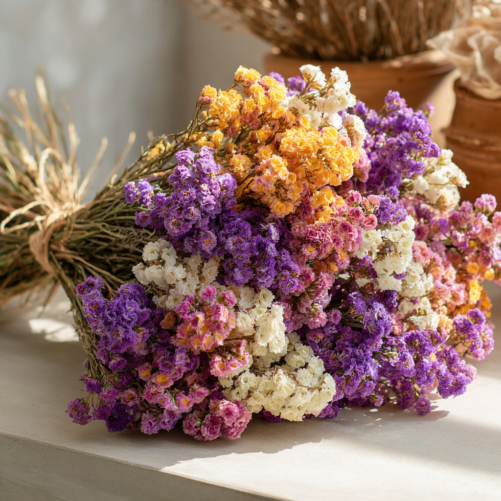 Colorful Statice 50 Seed Mix | Limonium Sinuatum for Fresh & Dried Bouquets