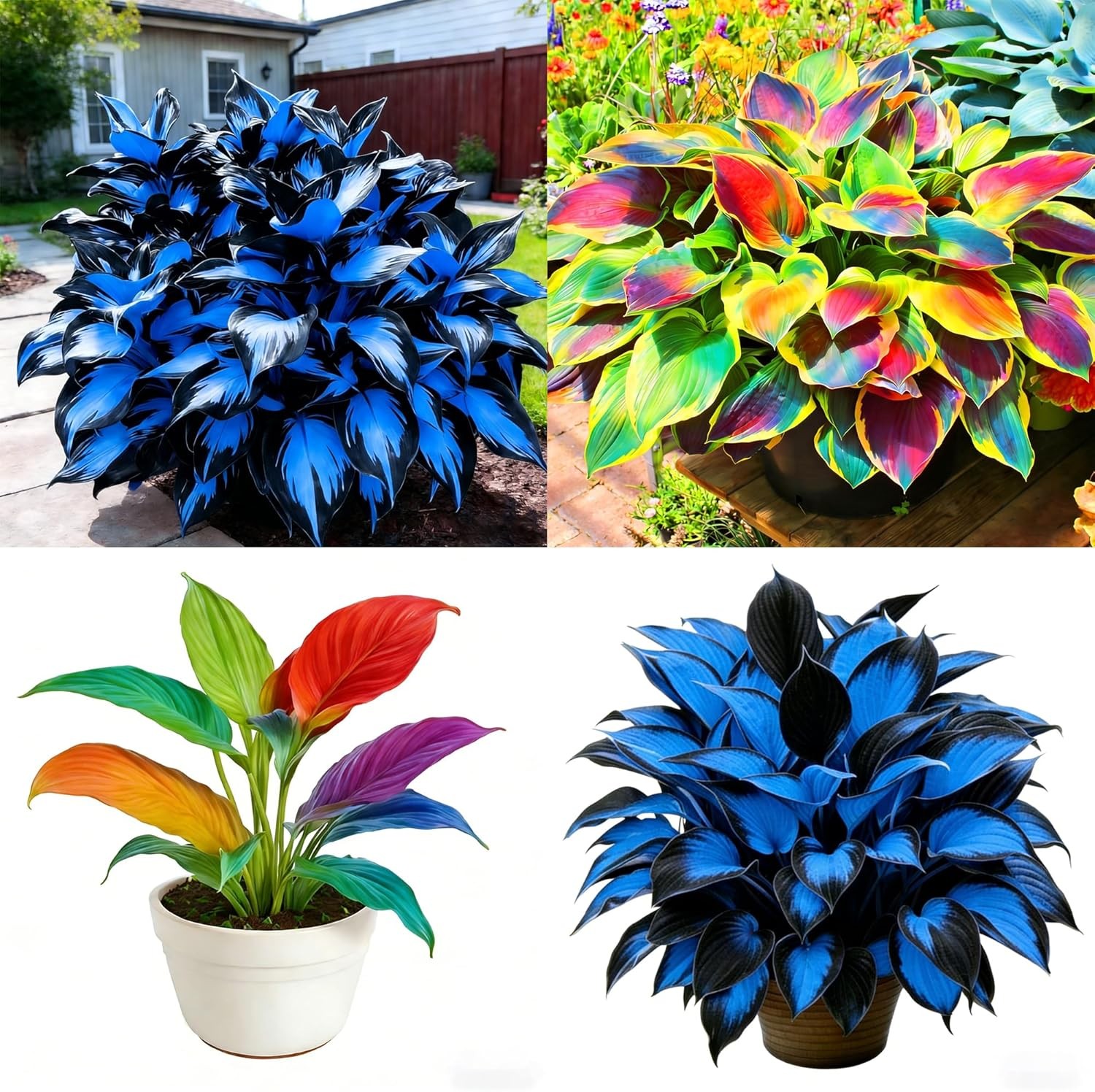 220+ Hosta Seeds Blue Perennial for Planting,Hosta Seeds Blue and Black….