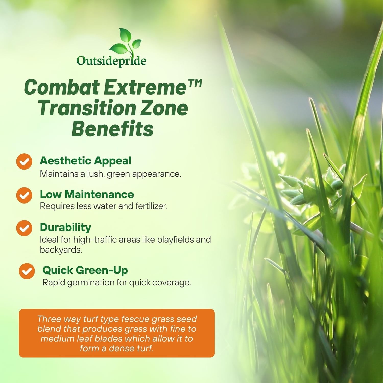 50 LBS – OptiGrowth Coated Combat Extreme Transition Zone – Transition Zone