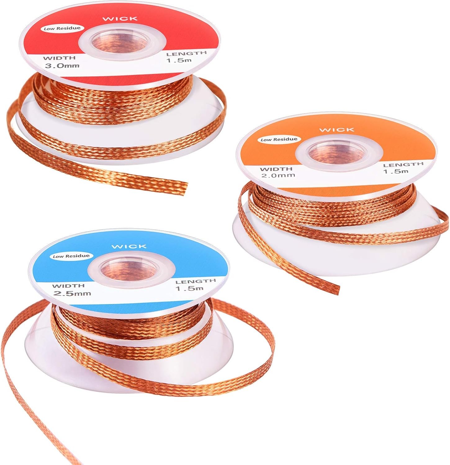 Desoldering Braid Wicks for Solder Removal