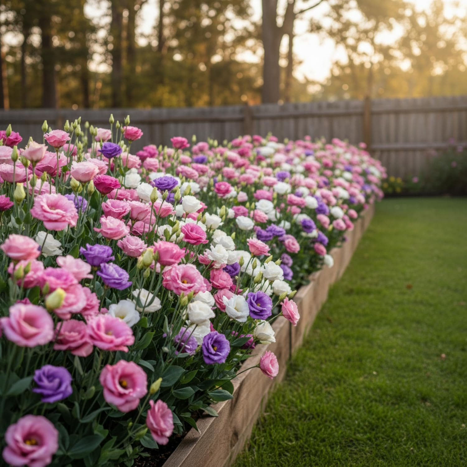 1000 Lisianthus Seeds for Planting, Mixed Color Eustoma Flower Seeds, Thornless