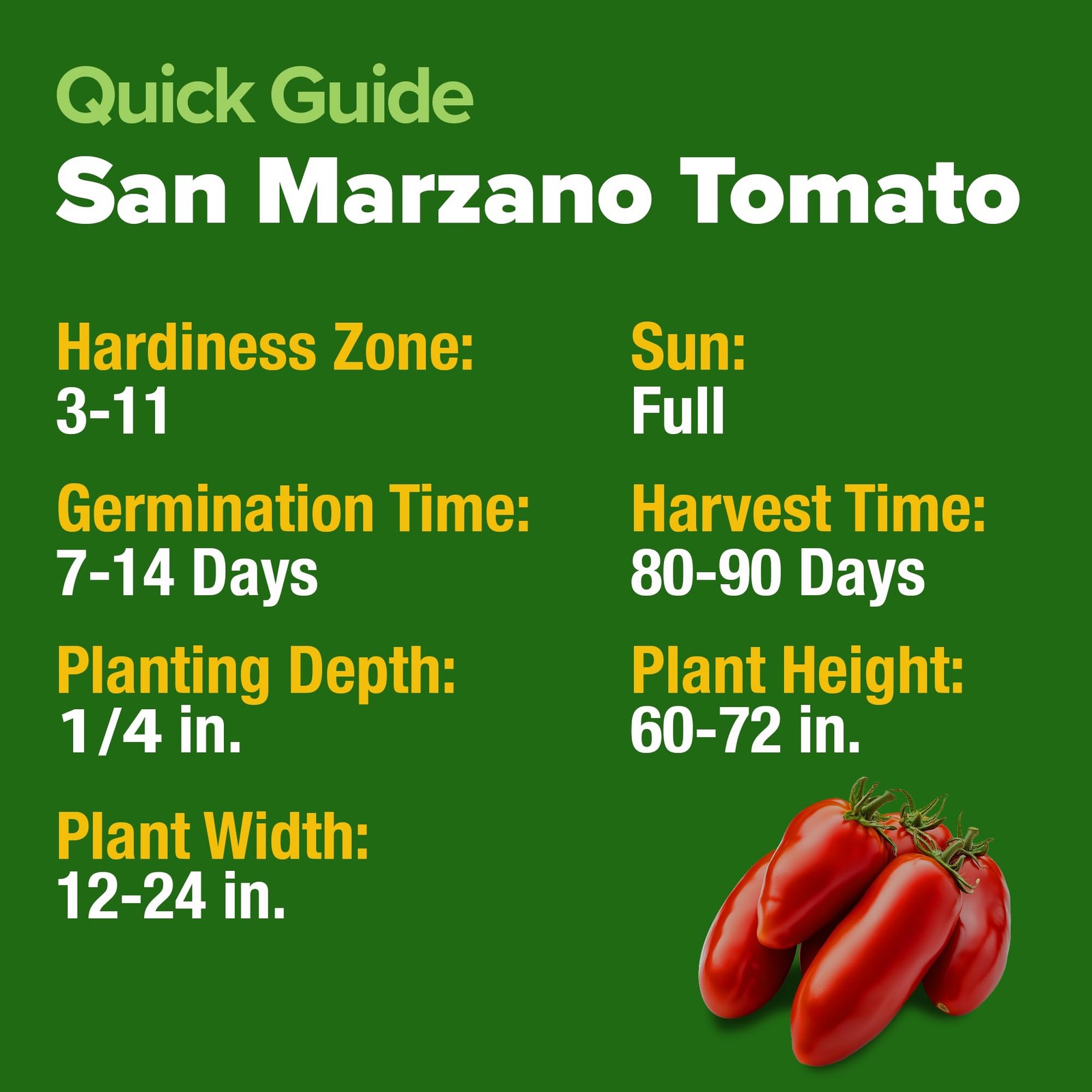 San Marzano Tomato Seeds – 132 Heirloom, Seeds – High Germination Tomatoes fo…