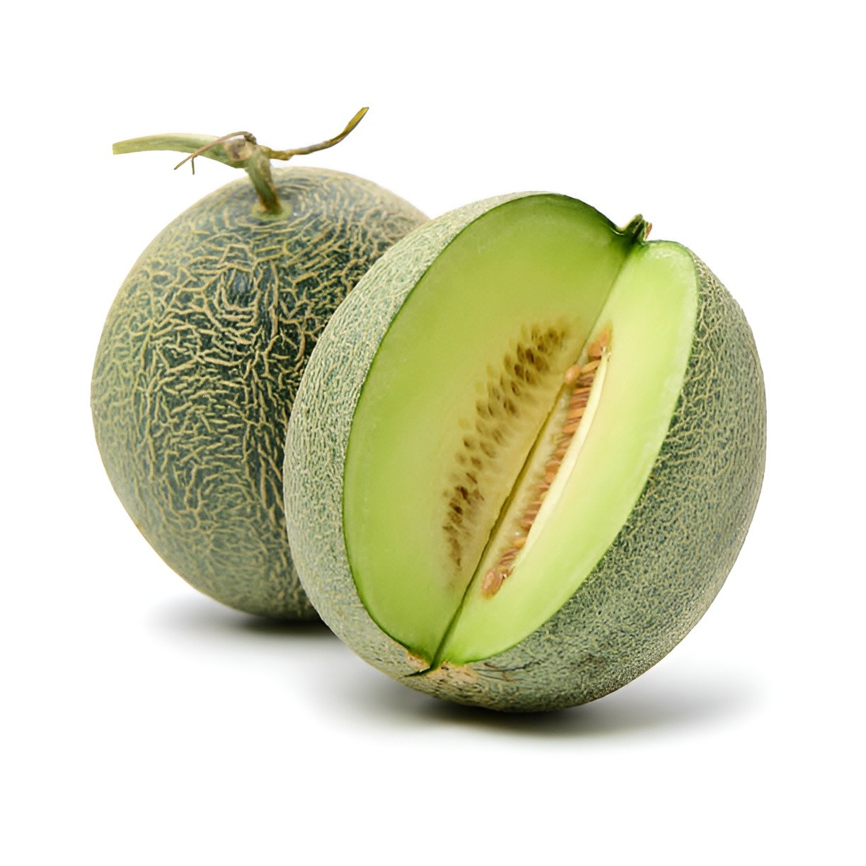40 Heirloom Green Nutmeg Melon Seeds – Green Flesh, Insanely Sweet Unique Flavor