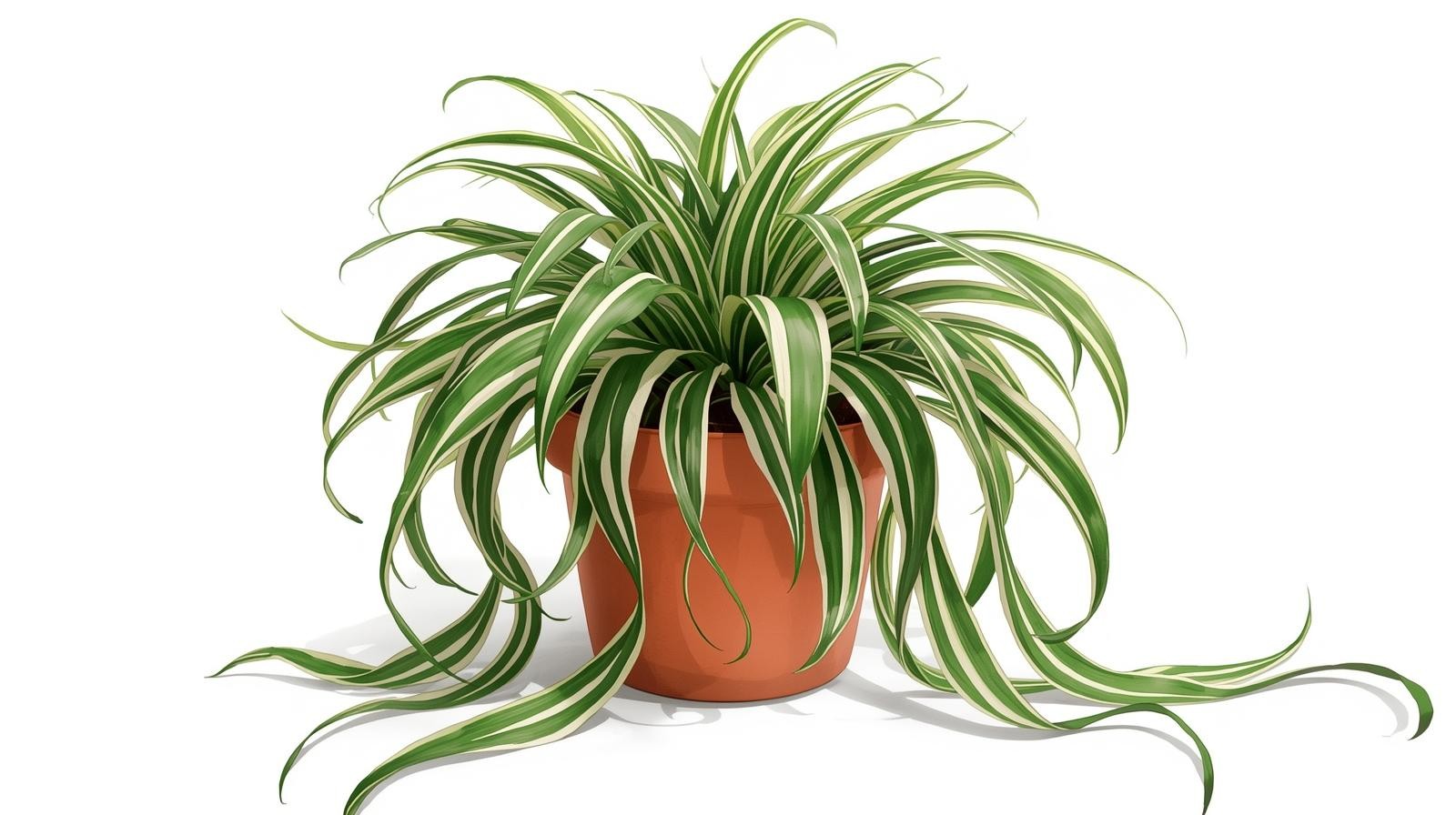 Chlorophytum Spider Variegated Rooted Starter Plants Air Plants BUY 2 GET 1 FREE