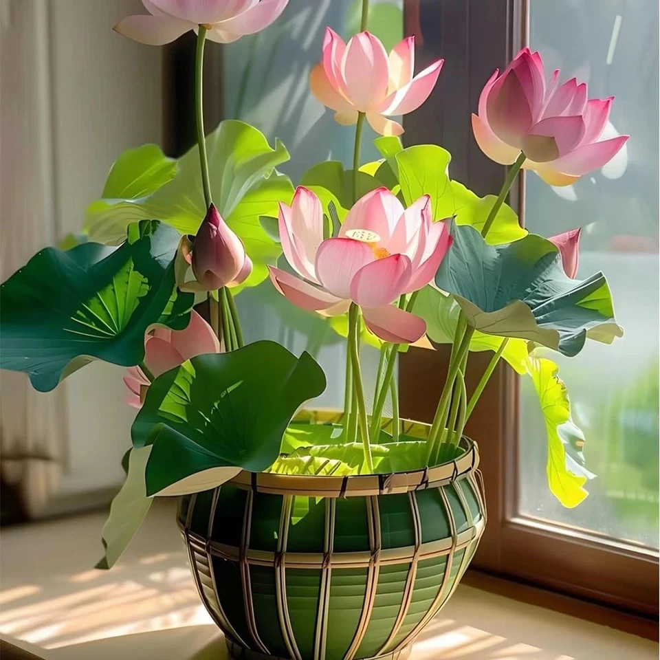 60pcs Mix Bonsai Lotus Seeds for Planting in Water Bowl Lotus Seed Water Lily…