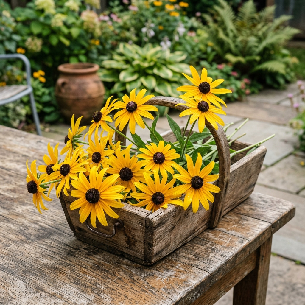500 Yellow Black-Eyed Susan Seeds for Planting – Premium Heirloom