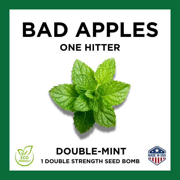 Bad Apples ONE HITTER™ – Single 2X Strength Seed Bomb – Guerrilla Garden Gift