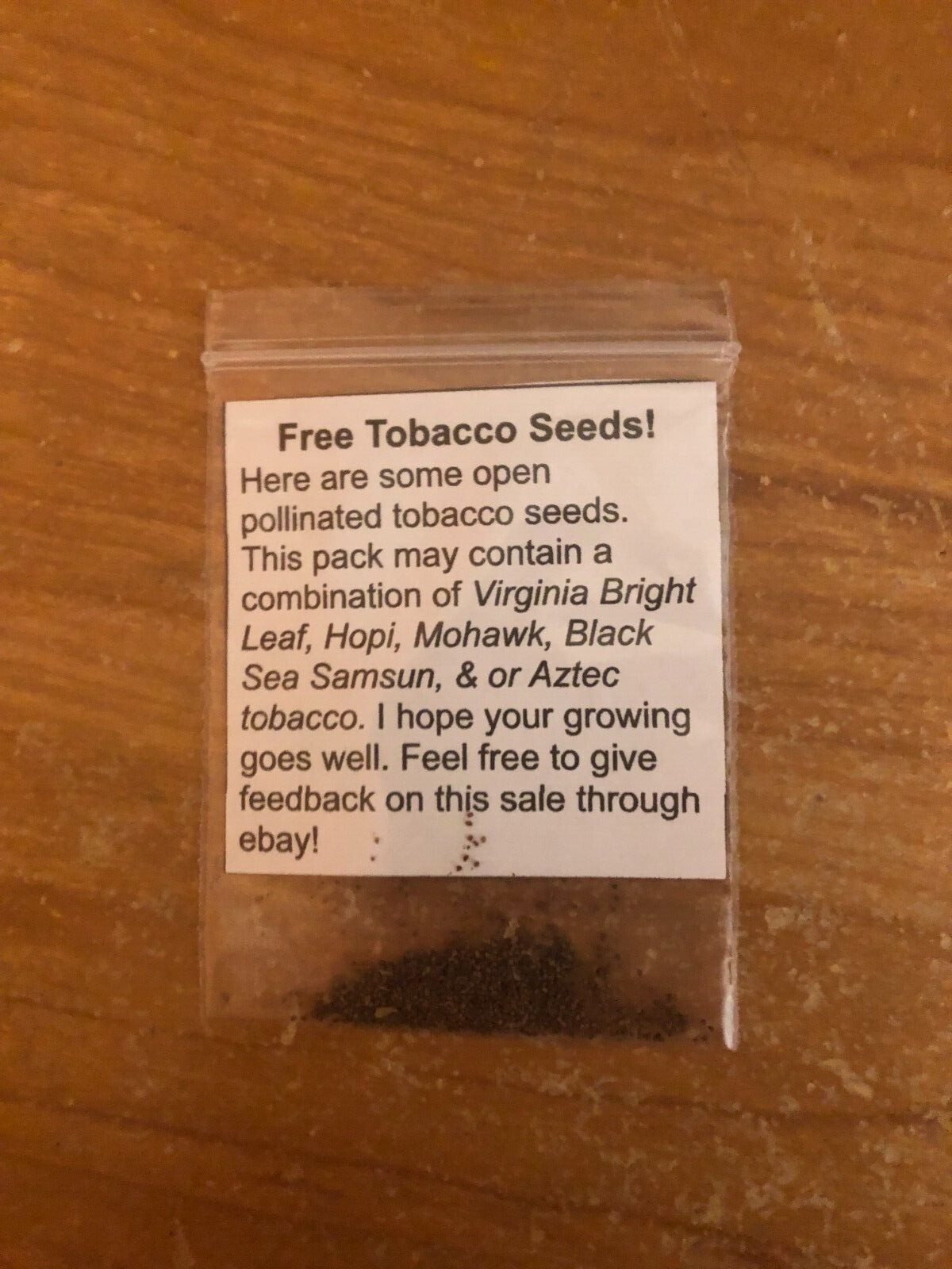 Virginia Bright Leaf 1000 Sweet Tobacco Seeds – High Sugar Content + FREE SEEDS!