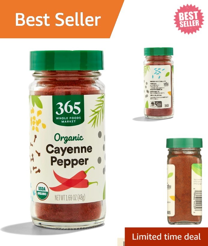 Freshly Packaged Organic Cayenne Pepper 1.69 Ounce – Spice Up Your Dishes