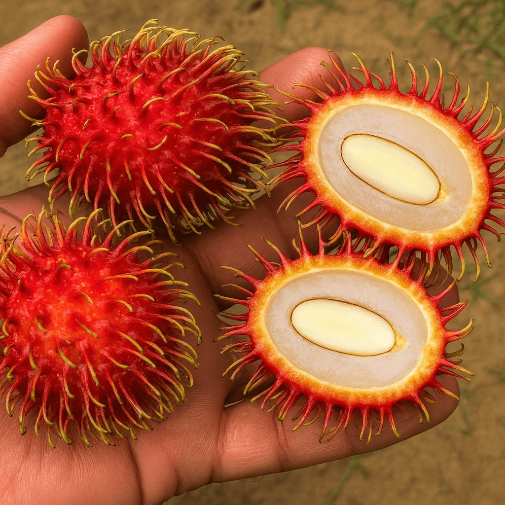 Rambutan Tree Seedling – Live Tropical Starter Plant – Healthy Young Tree – USDA