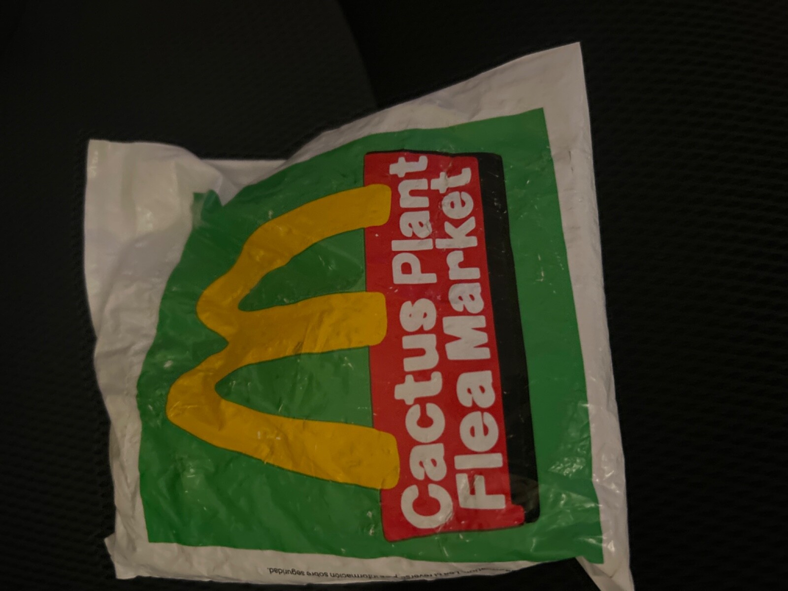 cactus plant flea market mc Donalds happy meal rare toy still in original packag