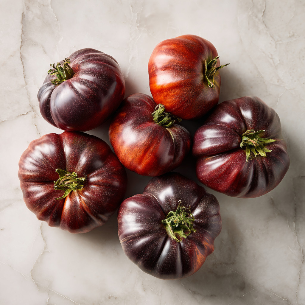 Black Brandywine Tomato 30 Seeds | Heirloom Purple-Black Beefsteak Variety