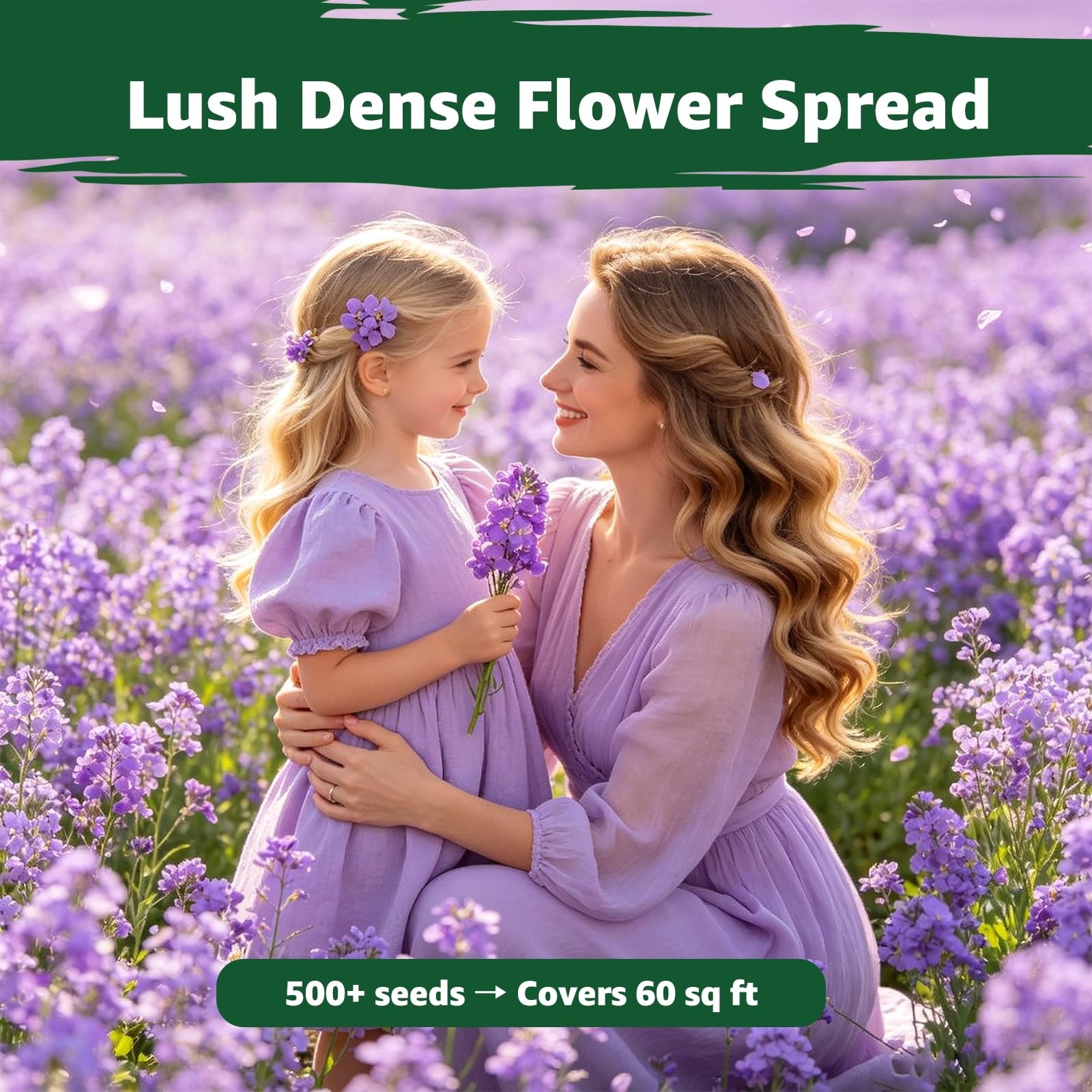 800+ Purple Aubrieta Seeds – Perennial Ground Cover for Rock Gardens & Borders,