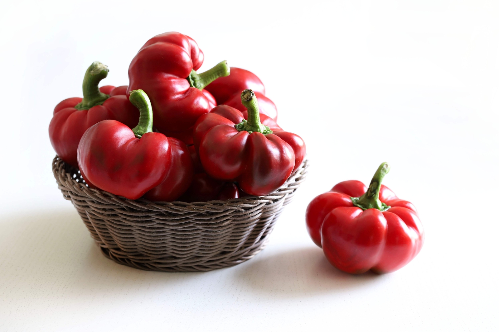 100 PIMENTO PEPPER Red Sweet Pimientio Italianelle Roasting Frying Capsicum Seed