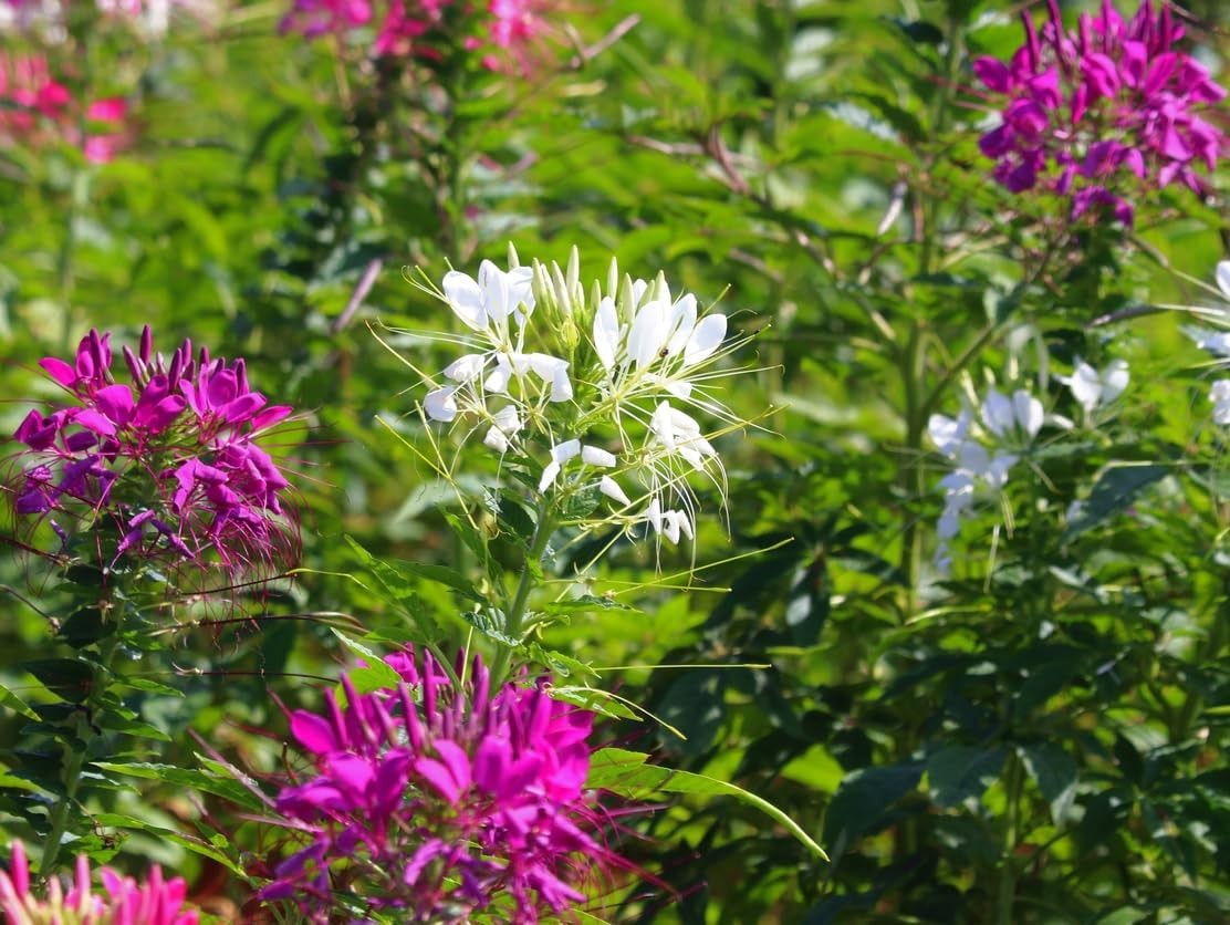 Mixed Cleome – Spider Plants – Nectar Flower for Monarch Butterflies – multi