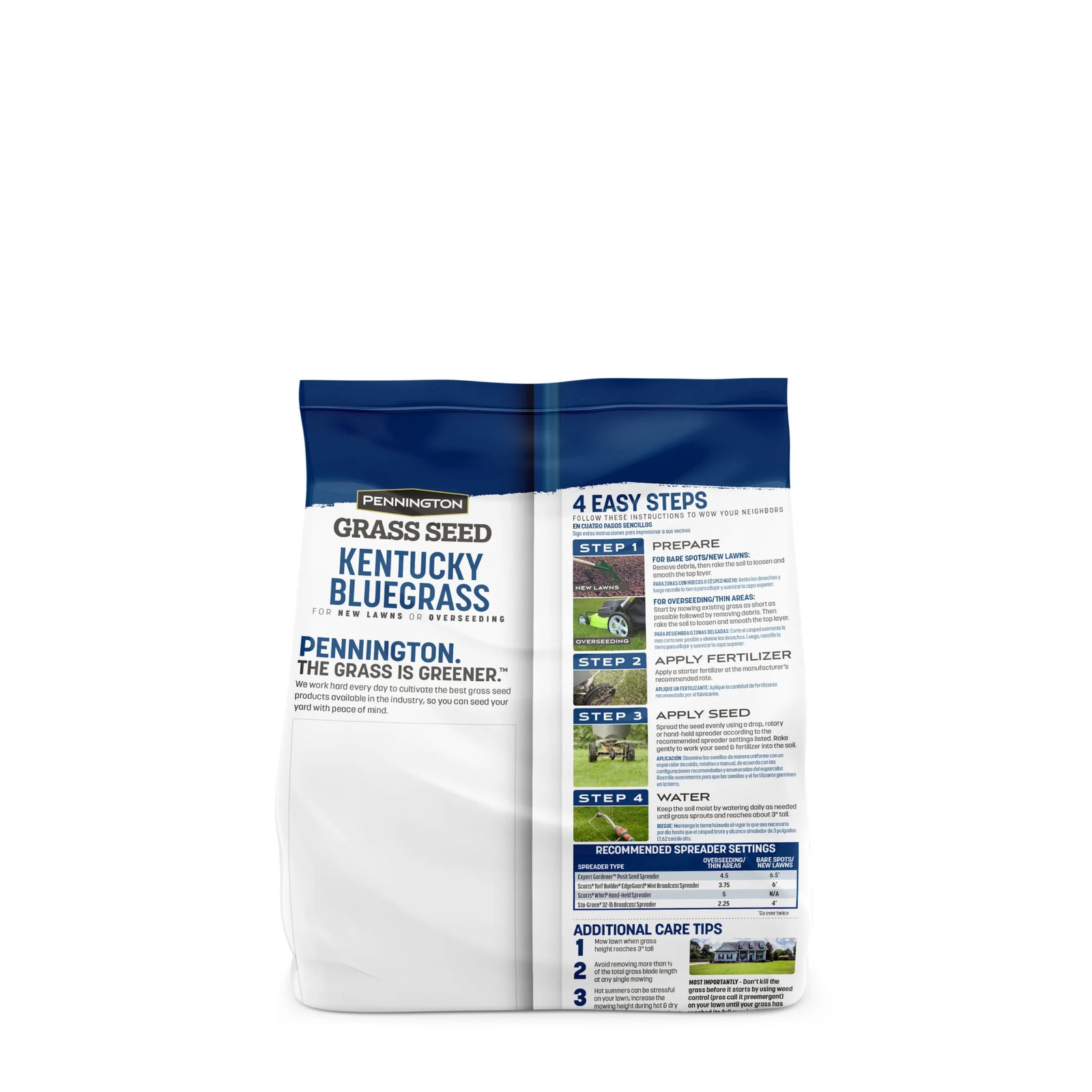 Kentucky Bluegrass Northern Grass Seed Mix, Sun Light to Partial Shade , 3 Lb.