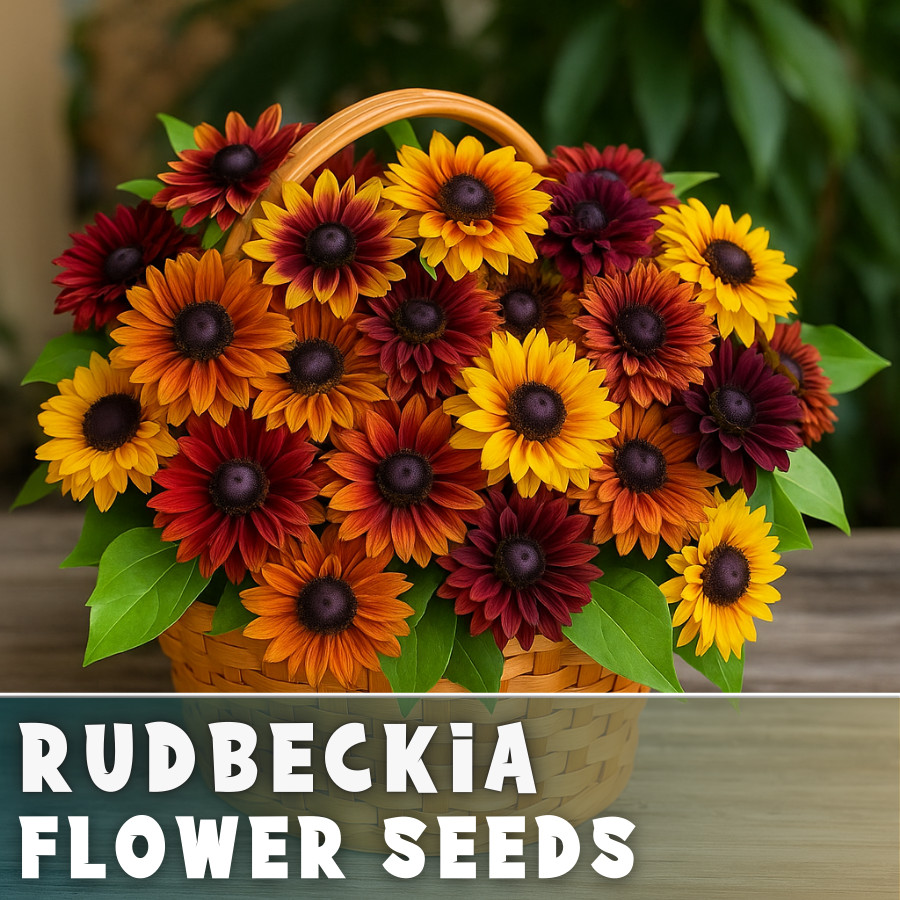 Sunset Mix Rudbeckia Seeds 125+ Seeds Annual Flower Seeds Garden