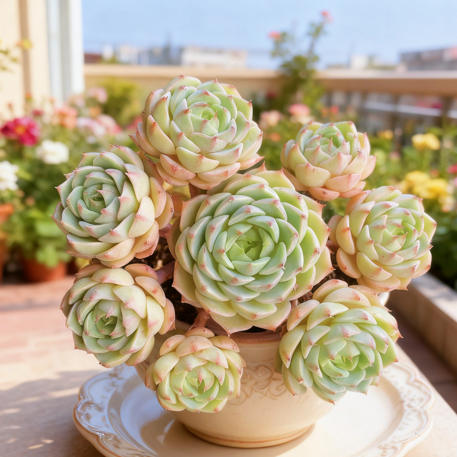 Echeveria Ben Badis Rare Succulent Plant, Bare Root Easy Care Live
