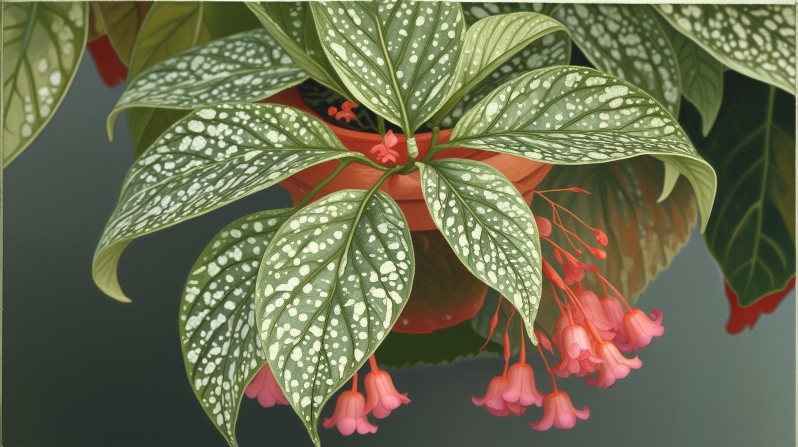 Angel Wing Begonia Snow Capped Live House Plants BUY 2 GET 1 FREE
