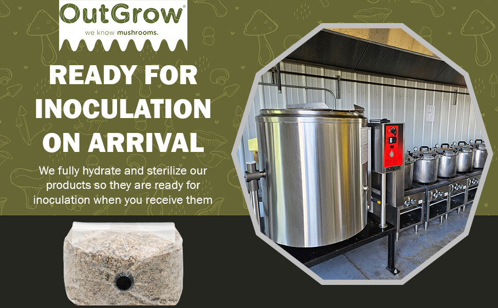 BRF BAGS Brown Rice Flour Mushroom Substrate Grow Bags / Sale is for 24 bags