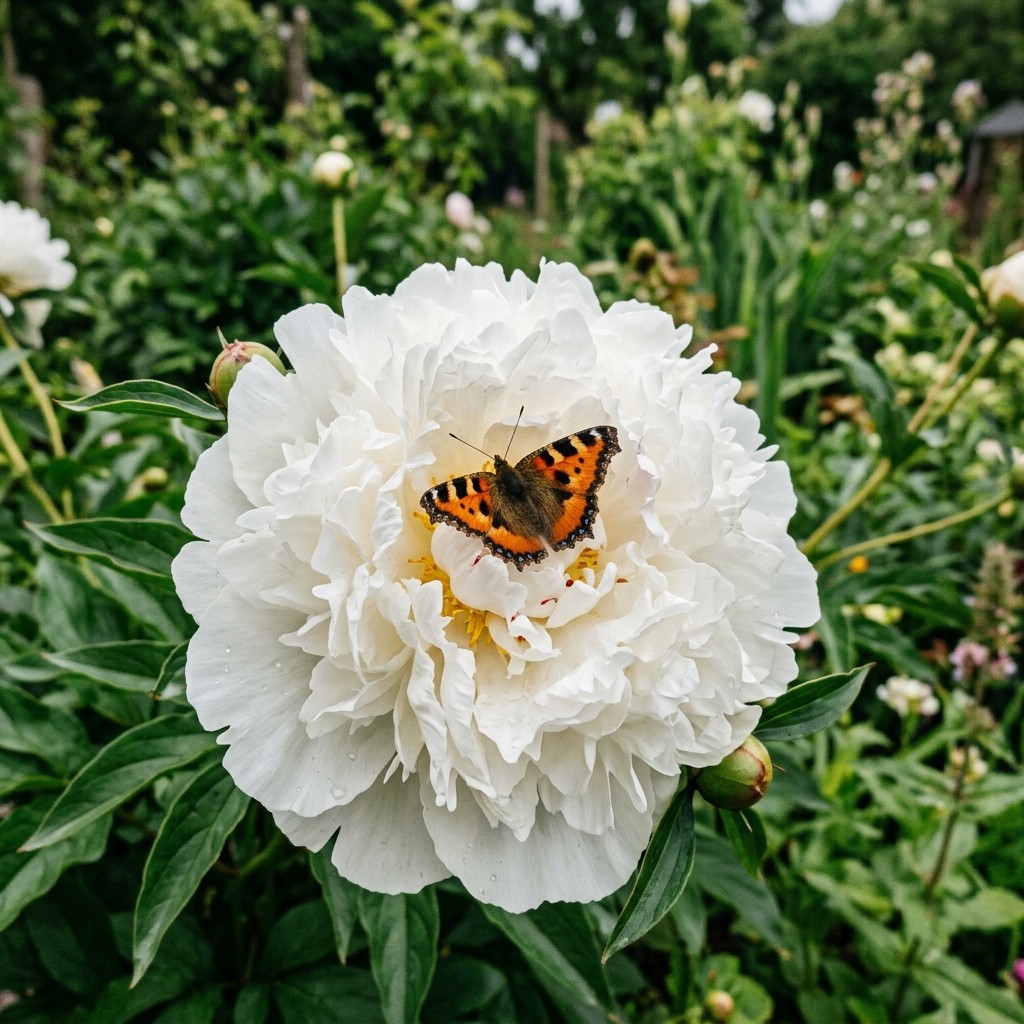 50 White Peony Seeds for Planting – carefully packed Heirloom White Peony Seeds