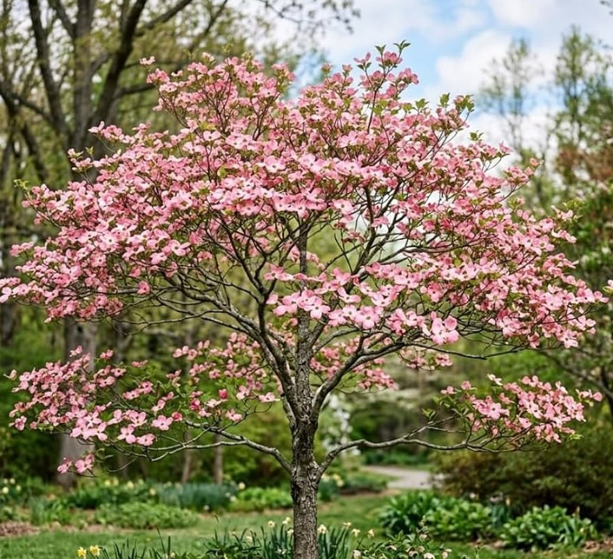 Live Pink Dogwood Plant – Quart Pot – No Ship to AK, HI & P.R.
