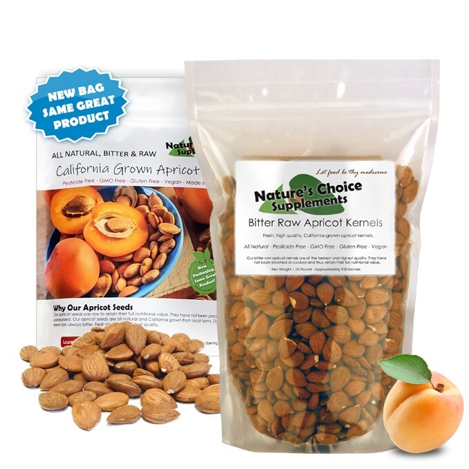 10 Lbs of Apricot Kernels (1lb x 10 bags) California Grown BITTER