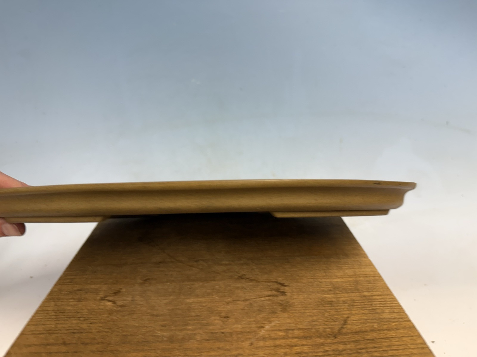 Green Blue Suiban For Suiseki Bonsai Tree Pot 14 1/4” By Maruhei Rare One!