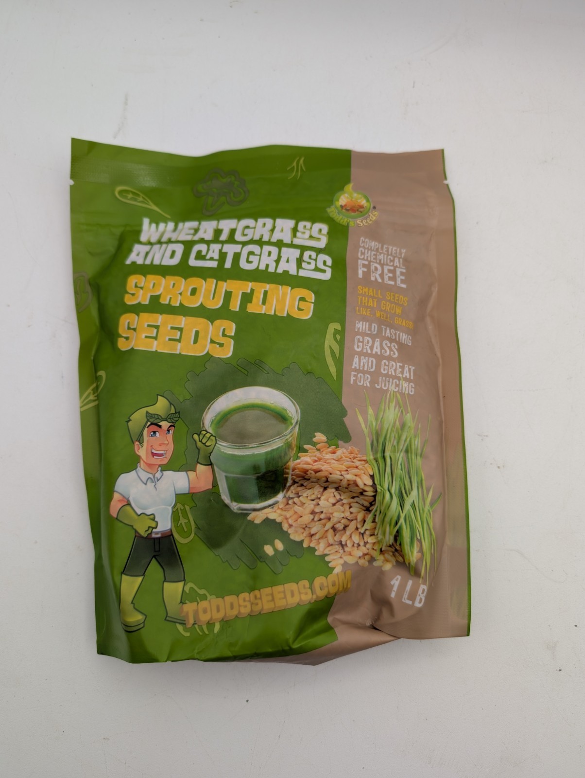 Wheatgrass Seeds Non GMO Sprouting Seeds Grind Into Whole Wheat Flour Pet Grass