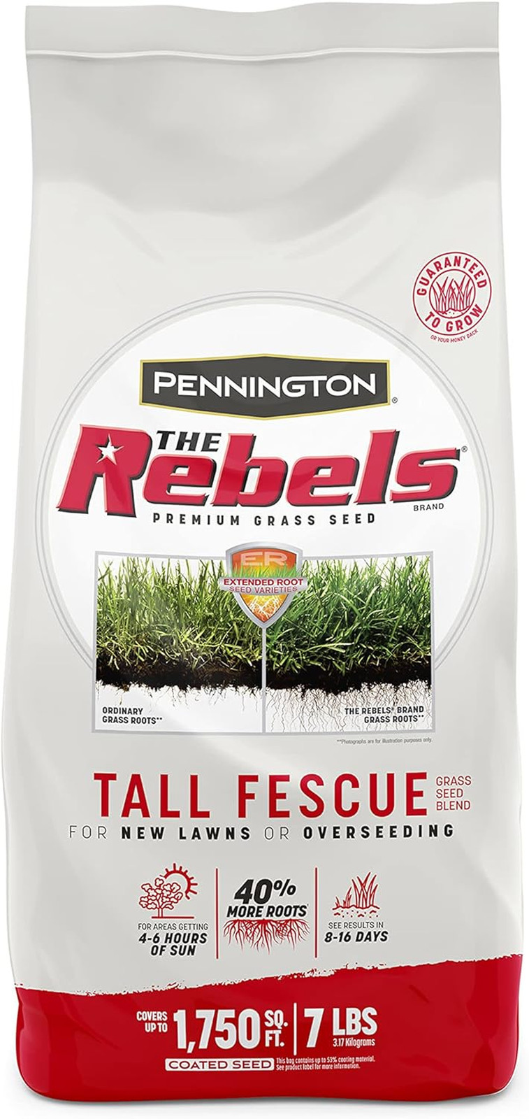 Rebels Tall Fescue Grass Seed Blend – 7 lb for Lush Lawns