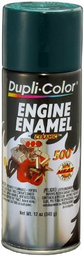 Dupli-Color DE1644 Ceramic Racing hunter Green Engine Paint – 12 oz. Color: Rac