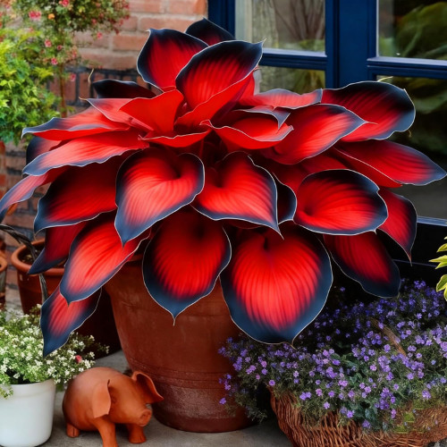 Hosta Seeds, 200+ Blue Purple Red Hosta Seeds, Multi-Use Landscaping, Perennial.