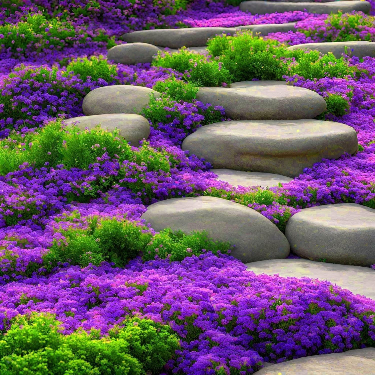 20000pcs Purple Creeping Thyme Seed for Planting Flowers Seeds purple