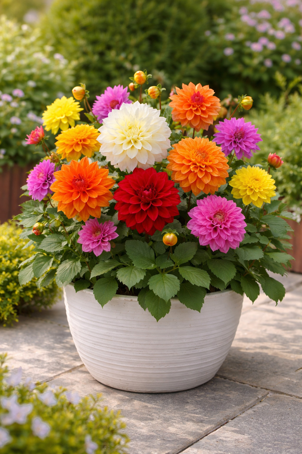 Blazing Autumn Mixed Dahlia Tubers – Assorted Mixture (5 Tubers)