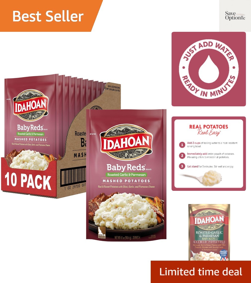 Baby Reds with Roasted Garlic and Parmesan Mashed Potatoes, Naturally Gluten-…