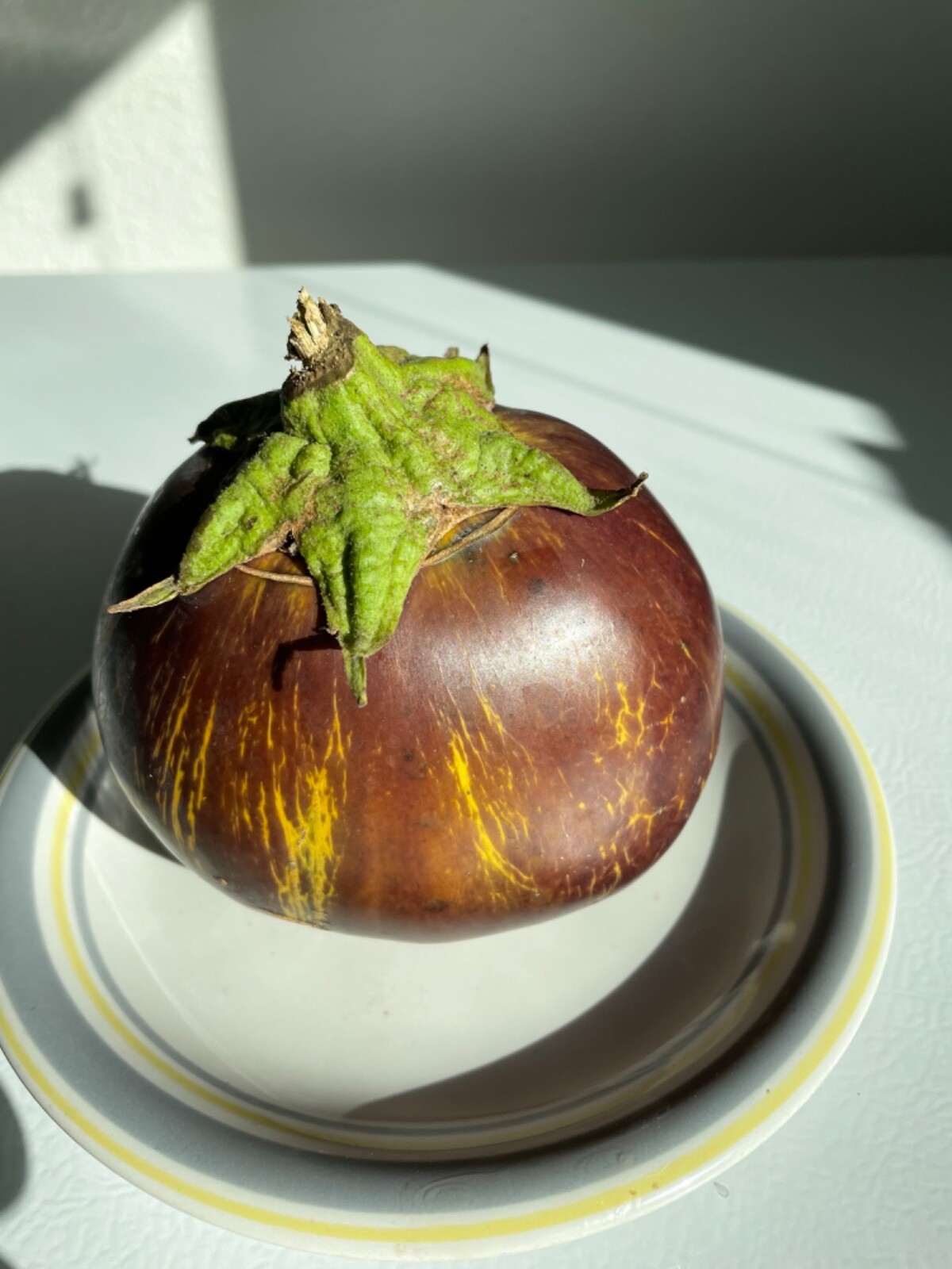 50 Aswad Eggplant Seeds Heirloom Organic Large Fruits