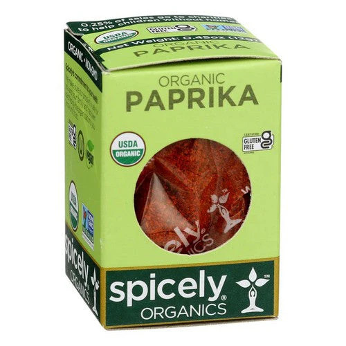 Organic Paprika 0.45 Oz (Case Of 6) By Spicely Organics