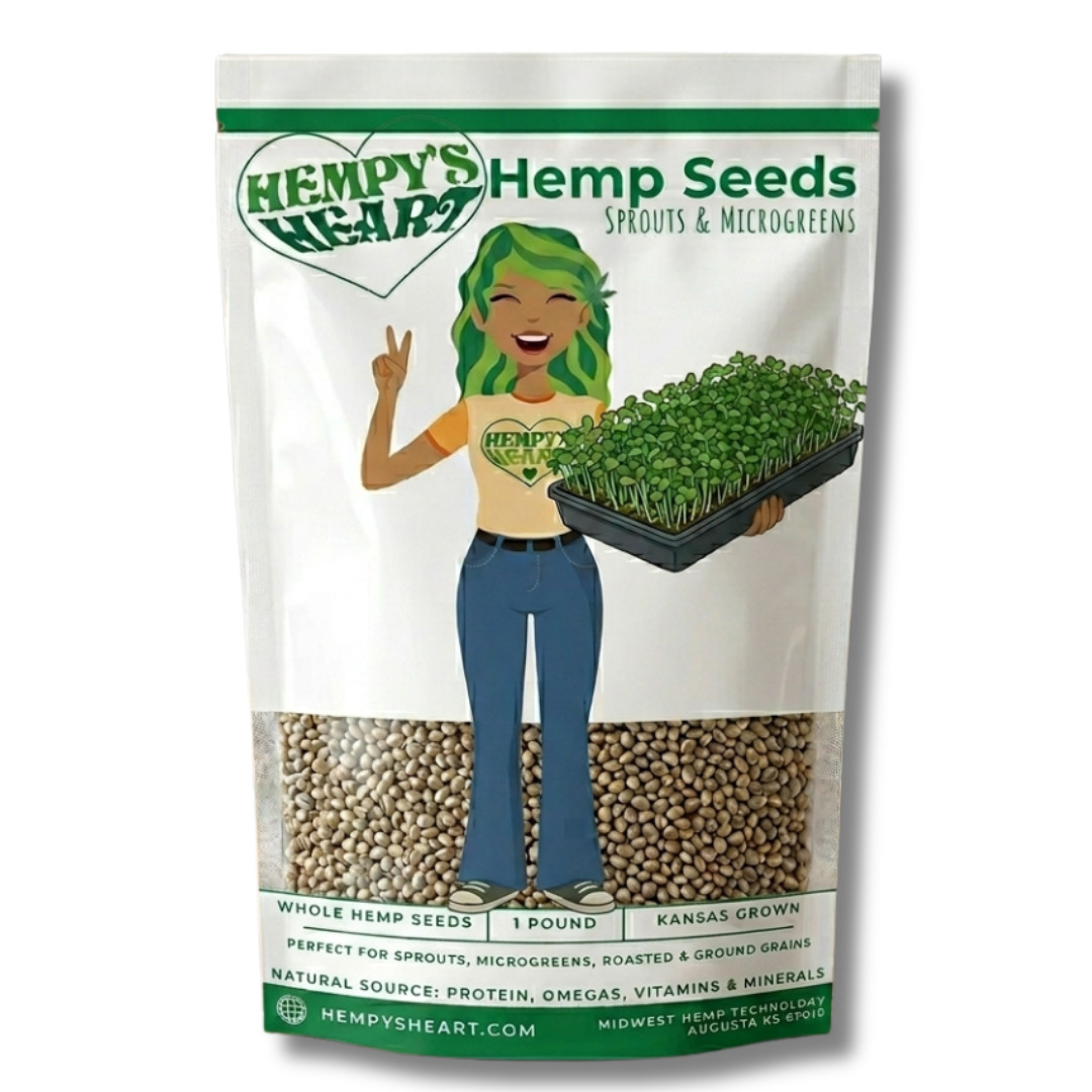 Hemp Seeds for Sprouts & Microgreens