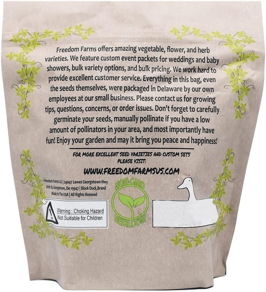 Set of 43 Assorted Vegetable & Herb Seed Packets – over 10,000 Seeds! – Includes