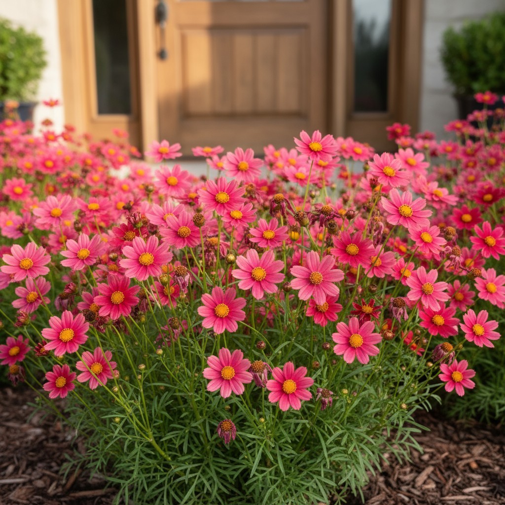 1000 Pink Coreopsis Seeds – Long-Blooming Tickseed for Garden Color