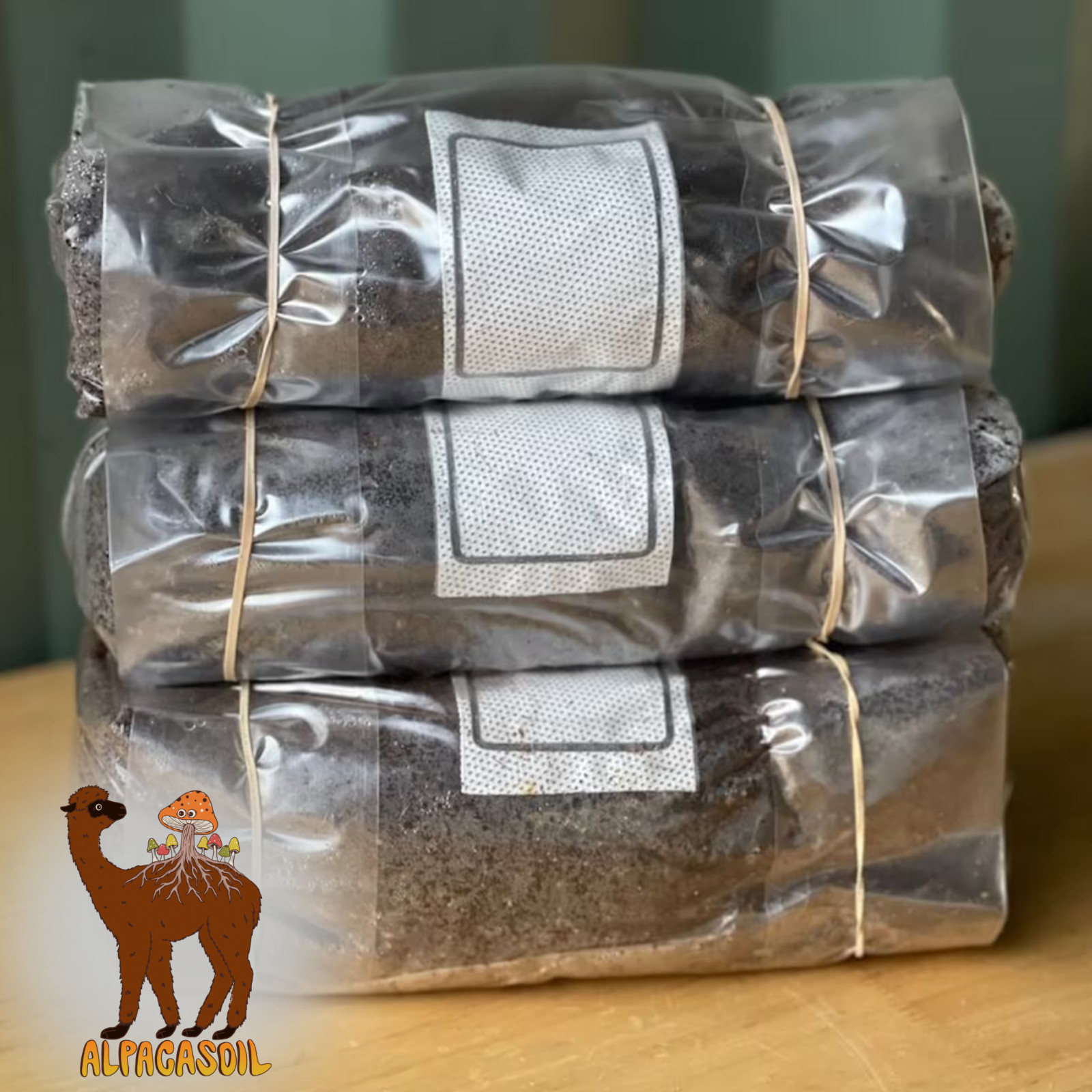 AlpacaSoil – Pasteurized Mushroom Growing Medium/Soil; Ready to Grow Sterilized