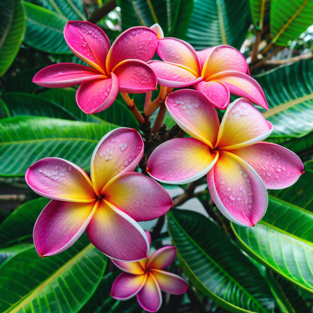 5 Purple Yellow Plumeria Seeds Plants Flower Hawaiian Flowers Perennial Seed